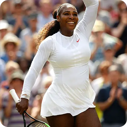 Explore Serena Williams's Famous Bitcoin profile