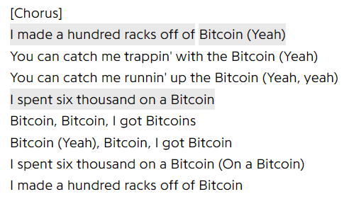 Screenshot of Soulja Boy on Bitcoin