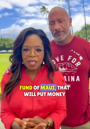 Screenshot of Oprah Winfrey on Bitcoin