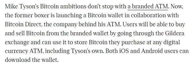 Screenshot of Mike Tyson on Bitcoin