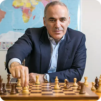 Explore Garry Kasparov's Famous Bitcoin profile