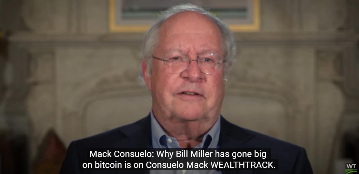 Screenshot of Bill Miller on Bitcoin