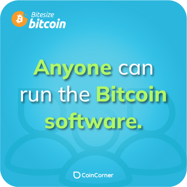 Bitcoin Fact Illustration - Who can use bitcoin software?