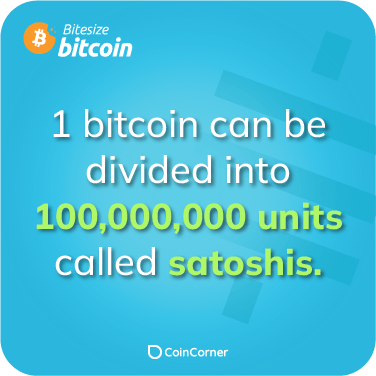 Bitcoin Fact Illustration - Is bitcoin divisible?