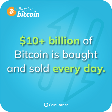 Bitcoin Fact Illustration - How much bitcoin is bought a day?