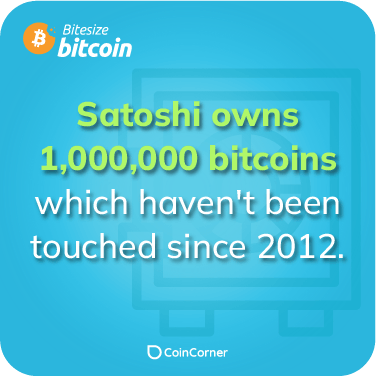 Bitcoin Fact Illustration - How much bitcoin does Satoshi have?